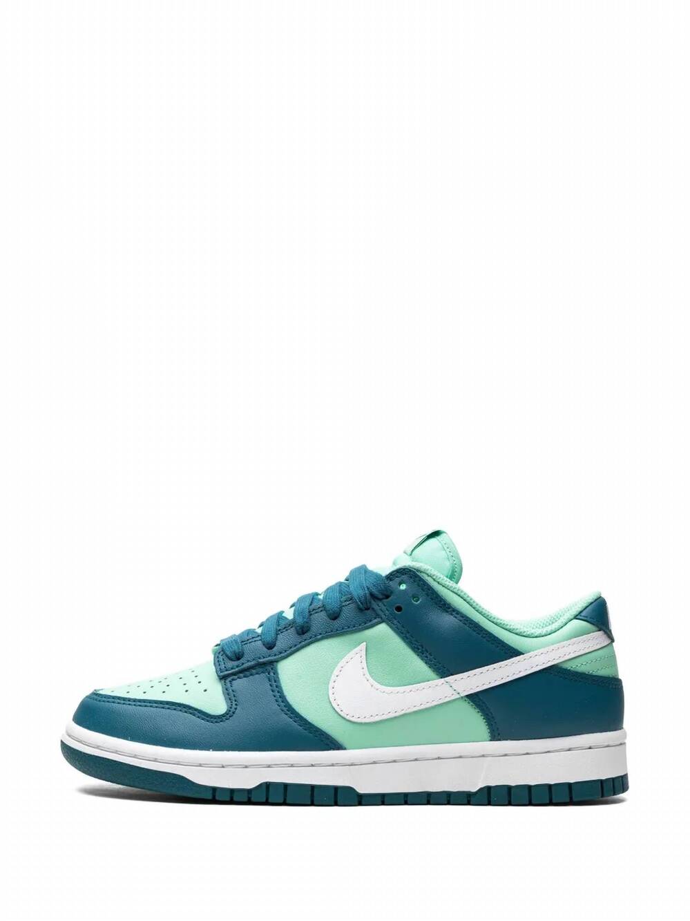 NEW NIKE women's dunk low sneakers in geode teal - Picture 8 of 9
